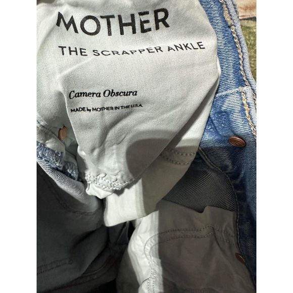 MOTHER The Scrapper Ankle Jeans in Camera Obscura Women’s Size 28 - Picture 8 of 8